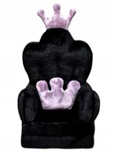 Fotele i pufy dla dzieci - Fotel Dla Dzieci Rozkładany Fotelik Pluszowy Pufa - miniaturka - grafika 1