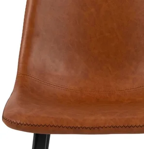 Actona Stołek barowy Oregon PU brandy Low - Taborety i hokery - miniaturka - grafika 7