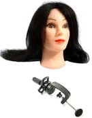 Pozostałe akcesoria fryzjerskie - ArtykuŁy jednorazowe Główka Fryzjerska 55 długi jasny blond cięcie upięcie GT-55-J-BLOND-SYNTETYK - miniaturka - grafika 1