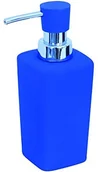 Dozowniki papieru i mydła dla firm - MSV 140915 dozownik mydła z Haiti, ceramika, ciemny niebieski, 6,5 x 6,5 x 15,5 cm 1482/140915 - miniaturka - grafika 1