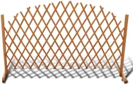 Ogrodzenia - vidaXL Płot kratka 180 x 10 cm zestaw - miniaturka - grafika 1