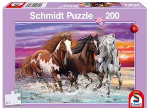 Schmidt Puzzle 200 Trzy dzikie konie G3 - Puzzle - miniaturka - grafika 2