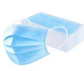 Maseczki do twarzy - Maseczka ochronna medyczna jednorazowa 3-warstwowa) - miniaturka - grafika 1