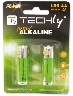 Techly Baterie alkaliczne 1.5V AA LR6 2 sztuki - 306967 - Baterie i akcesoria - miniaturka - grafika 4