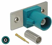 Kable - Delock FAKRA Z wtyk sprężynowy do zaciskania 2 otwory 89796 - miniaturka - grafika 1