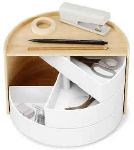 Umbra Organizer Moona biały/ naturalny - Pudła i pojemniki do przechowywania - miniaturka - grafika 5