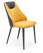 Krzesła - Halmar Krzesło K-470 Musztardowy + ciemny popiel V-CH-K/470-KR-MUSZTARDOWY/C.POPIEL - miniaturka - grafika 1