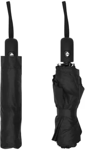 vidaXL Lumarko Parasolka automatyczna, czarna, 95 cm 149144 - Wieszaki i stojaki - miniaturka - grafika 4