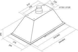 Toflesz Linea Eco 90 Biały - Okapy kuchenne Toflesz Linea Eco 90 Biały - Okapy kuchenne - miniaturka - grafika 7