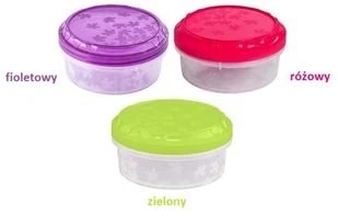 Branq 3 zakręcane pojemniki na żywność okrągłe BR1115 - Pojemniki kuchenne - miniaturka - grafika 4