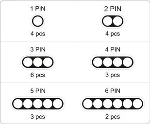 Yato ZESTAW ZŁĄCZY ELEKTRYCZNYCH HERMETYCZNYCH 424 SZT YT-06869 - Kostki, złączki, wtyczki - miniaturka - grafika 4