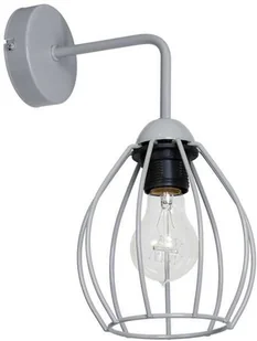 Milagro Druciana LAMPA ścienna DON 746 metalowa OPRAWA industrialny KINKIET drut loft czarny 746 - Lampy ścienne - miniaturka - grafika 2