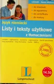 Książki do nauki języka niemieckiego - Listy i teksty użytkowe z tlumaczeniami Używana - miniaturka - grafika 1