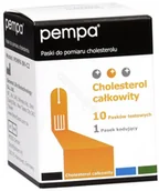 Meble i wyposażenie gabinetów medycznych - PEMPA Pempa paski do kontroli cholesterolu x 10 szt - miniaturka - grafika 1