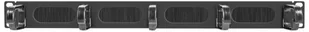 LANBERG ORGANIZER KABLI AK-1203-B 19" 1U Z 5 UCHWYTAMI PANEL SZCZOTKOWANY TYP B CZARNY - Pozostałe akcesoria sieciowe - miniaturka - grafika 7