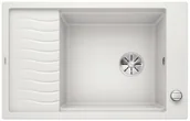 Zlewozmywaki - Blanco ELON XL 6 S-F Silgranit PuraDur Biały odwracalny korek auto. InFino kratka ociekowa 524857 - miniaturka - grafika 1
