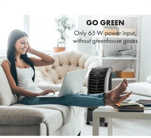 Wentylator Klarstein Maxfresh BK Wentylator Schładzacz powietrza 6L 65W Pilot 2 x pakiet lo ACO6-Maxfresh-B - Wentylatory - miniaturka - grafika 2