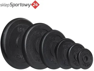 HMS OBCIĄŻENIE TALERZ 17033 TCZ15 CZARN 15KG 17-61-005 - Pozostały sprzęt i akcesoria do ćwiczeń - miniaturka - grafika 5