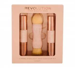 Makeup Revolution Creme Highlight And Contour Kit Zestaw do konturowania twarzy Makeup Revolution - Bronzery i konturowanie twarzy - miniaturka - grafika 4