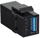 Złącza, przejściówki, adaptery - Logilink Keystone Connector USB-A 3.0 NK0015B NK0015B - miniaturka - grafika 1