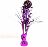 Kinder party - AMSCAN Sparkling Celebration stołowe nasadka-dekoracja do 40. urodziny , w rozmiarze uniwersalnym - miniaturka - grafika 1