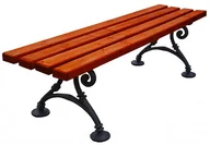 Ławki ogrodowe - Ławka parkowa bez oparcia 180cm T4-S65 - miniaturka - grafika 1