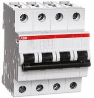 Bezpieczniki elektryczne - ABB Wyłącznik nadprądowy 4P C 40A 6kA AC S204-C40 2CDS254001R0404 - miniaturka - grafika 1