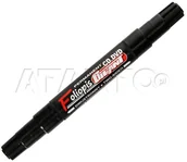 Markery permanentne - Kamet Marker CD czarny dwustronny KM0223 - miniaturka - grafika 1