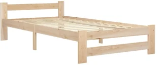 vidaXL Lumarko Rama łóżka, lite drewno sosnowe, 90 x 200 cm 321991 - Łóżka - miniaturka - grafika 3