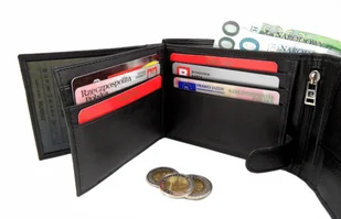 Pierre Cardin Portfel Męski Skórzany Skóra Licowa Poziomy Bez Zapięcia YS507.1 325 - Portfele - miniaturka - grafika 3