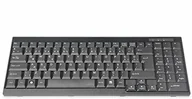 Przełączniki KVM - Digitus Klawiatura do konsoli KVM firmy układ turecki, QWERTY, czarna DS-72000TR - miniaturka - grafika 1