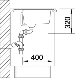 Blanco DALAGO 6-F BIAŁY 514771 - Zlewozmywaki Blanco DALAGO 6-F BIAŁY 514771 - Zlewozmywaki - miniaturka - grafika 5