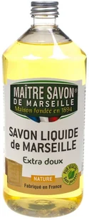 Maitre Savon De Marseille Mydło marsylskie w płynie oliwkowe 1000 ml - Maître Savon - Mydła - miniaturka - grafika 2