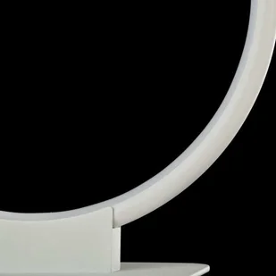 Maytoni Stojąca LAMPA stołowa NOLA MOD807-TL-01-18-W Maytoni nocna LAMPKA futurystyczna LED 18W pierścień ring biały MOD807-TL-01-18-W - Lampy stojące - miniaturka - grafika 6