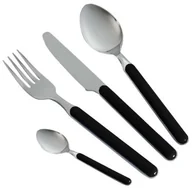 Kuchnia turystyczne i akcesoria - Brunner akcesoria kempingowe artykuły zestaw sztućców Delice 16-częściowa czarna, 550/183 0832016N.C03 - miniaturka - grafika 1