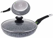 Patelnie - Edenberg Patelnia marmurowa 28 cm indukcja EB 9168 ceramiczna EB 9168 - miniaturka - grafika 1