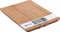 Wagi kuchenne - oromed Waga kuchenna z naturalnego drewna bambusowego (Biały) - miniaturka - grafika 1