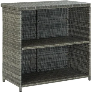 vidaXL 3-częściowy zestaw mebli barowych, polirattan, szary 313472 - Stoły z krzesłami vidaXL 3-częściowy zestaw mebli barowych, polirattan, szary 313472 - Stoły z krzesłami - miniaturka - grafika 22