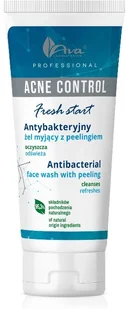 AVA Acne Control Antybakteryjny Żel z Peelingiem 200ml AVA-6789 - Żele do mycia twarzy - miniaturka - grafika 3