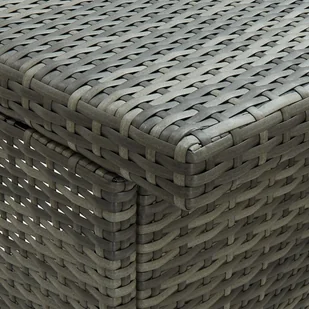 vidaXL 3-częściowy zestaw mebli barowych, polirattan, szary 313472 - Stoły z krzesłami vidaXL 3-częściowy zestaw mebli barowych, polirattan, szary 313472 - Stoły z krzesłami - miniaturka - grafika 18