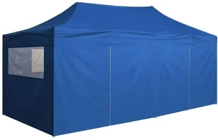 vidaXL Profesjonalny, składany namiot imprezowy, 4 ściany, 3x6 m, stal - Pawilony ogrodowe - miniaturka - grafika 14