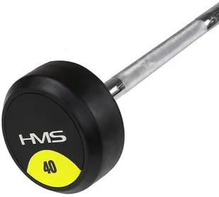 HMS GSG-40 SZTANGA/GRYF STAŁY GUMOWANY 40 KG HMS 17-58-011 - Sztangi - miniaturka - grafika 5
