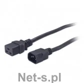 APC Przewód zasilający 10A 100-230V C14 TO C19 AP9878 - Akcesoria do serwerów - miniaturka - grafika 3