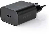 Ładowarki do telefonów - Nedis WCPD30W102BK - Adapter do ładowania USB 30W/230V czarny - miniaturka - grafika 1