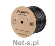 LANBERG Kabel FTP Kat.6 CU 305m drut outdoor (LCF6-20CU-0305-BK) - Kable miedziane - miniaturka - grafika 3