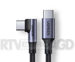 Dell Kabel USB Ugreen Kabel UGREEN USB C na USB C złącze kątowe Kabel 100 W z USB-C na USB-C obsługiwany dla MacBook Pro 2020 MacBook Air 2020 XPS17 XPS15 iPad Pro 2020 Surface Go 2 Surface Book 70643 - Kable komputerowe i do monitorów - miniaturka - grafika 3