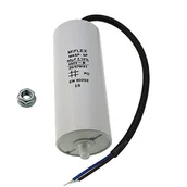 Akcesoria car audio - Miflex Kondensator rozruchowy kondensator silnika 40F 450 V 45 X 114 mm długości przewodu M8; MIFLEX; 40uf 312501 - miniaturka - grafika 1