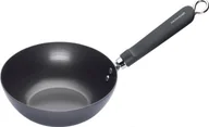 Woki - NoName Patelnia patelnia wok Oriental 30 cm aluminium czarna twm_953031 - miniaturka - grafika 1