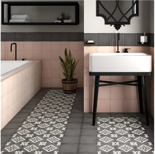 Equipe Art Nouveau Charcoal Grey 20x20 - Płytki ceramiczne - miniaturka - grafika 9