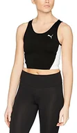 Bielizna sportowa damska - Puma Cross The Line croptop w Black, XL 515104 01 - miniaturka - grafika 1